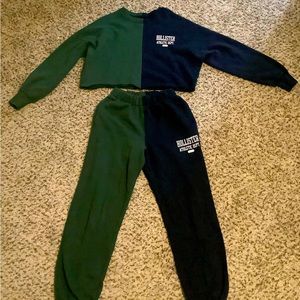 Hollister two-piece sweatsuit.